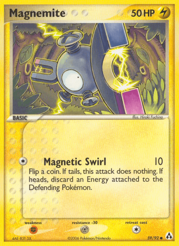 Carta Pokémon Magnemite 59
