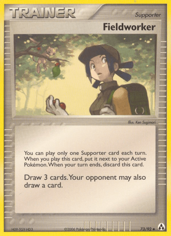 Carta Pokémon Fieldworker 73