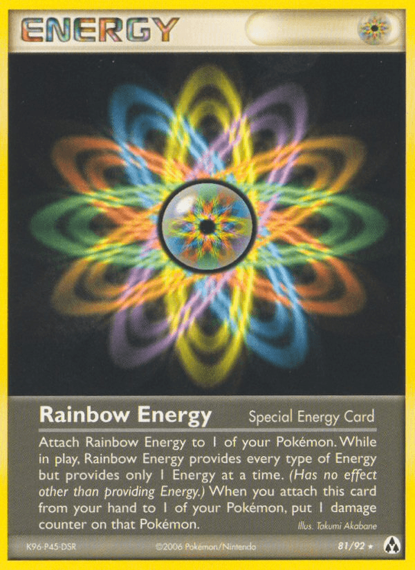 Carta Pokémon Rainbow Energy 81
