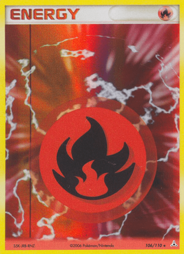 Carta Pokémon Fire Energy 106