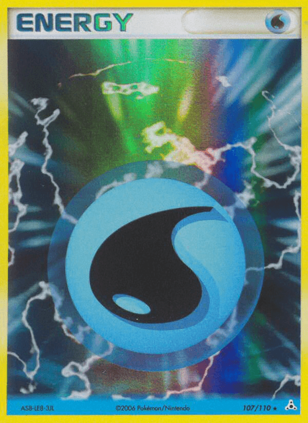 Carta Pokémon Water Energy 107