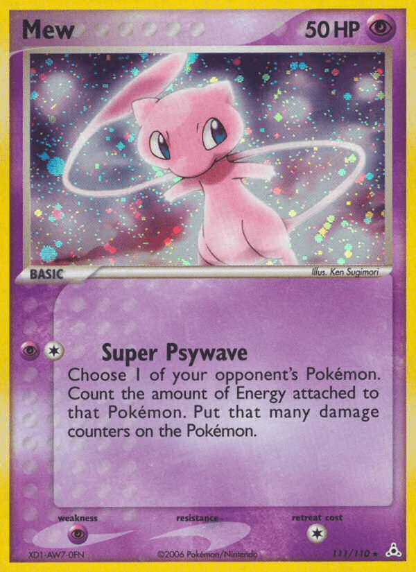 Carta Pokémon Mew 111