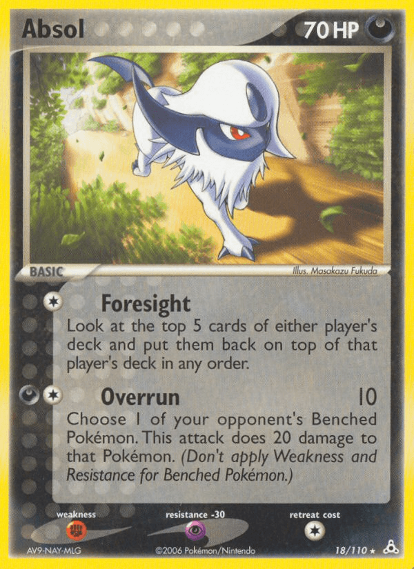 Carta Pokémon Absol