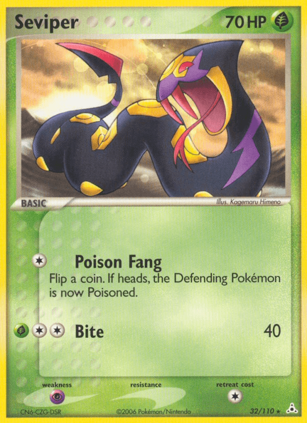 Carta Pokémon Seviper 32