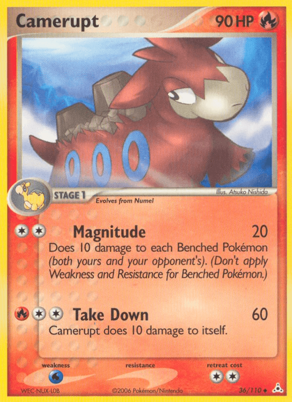 Carta Pokémon Camerupt 36