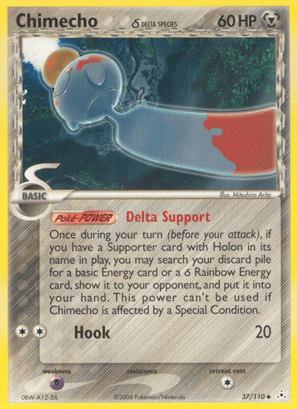 Carta Pokémon Chimecho δ 37