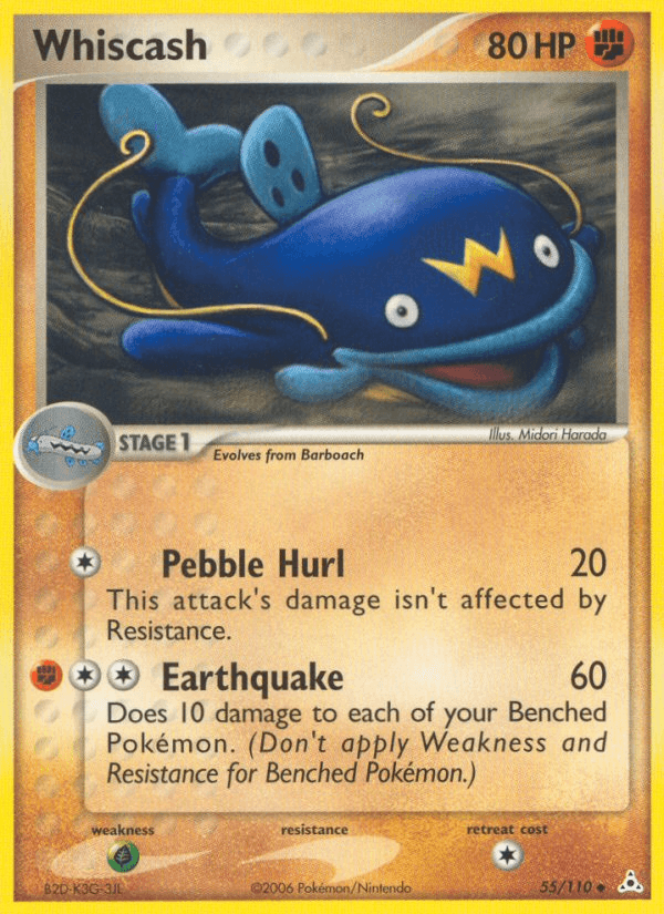 Carta Pokémon Whiscash 55