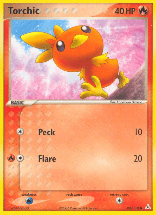 Carta Pokémon Torchic 83