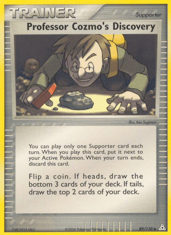 Carta Pokémon Professor Cozmo's Discovery 89 de Holon Phantoms