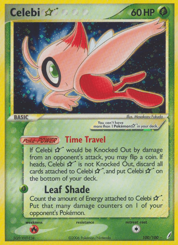 Carta Pokémon Celebi ★ 100