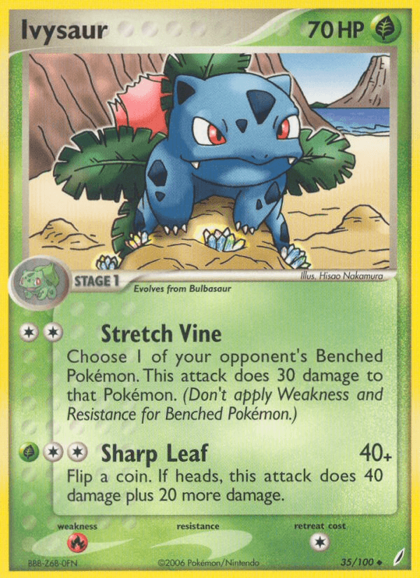 Carta Pokémon Ivysaur 35