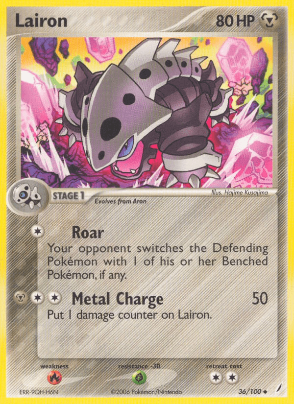 Carta Pokémon Lairon 36
