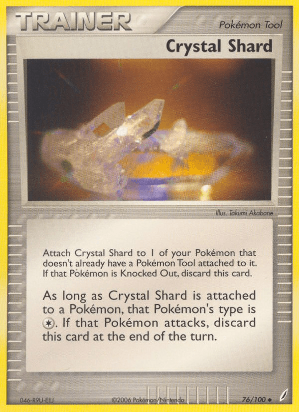 Carta Pokémon Crystal Shard 76