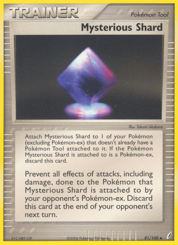 Carta Pokémon Mysterious Shard 81 de Crystal Guardians