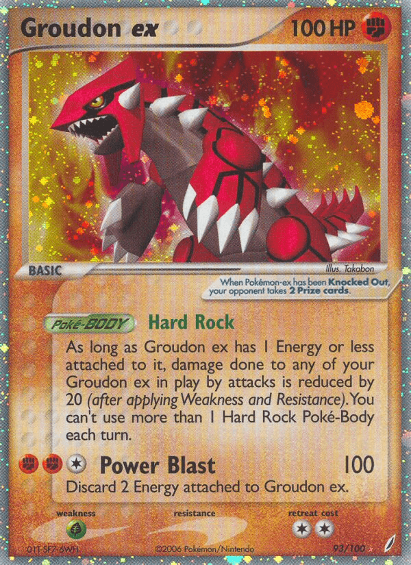 Carta Pokémon Groudon ex 93