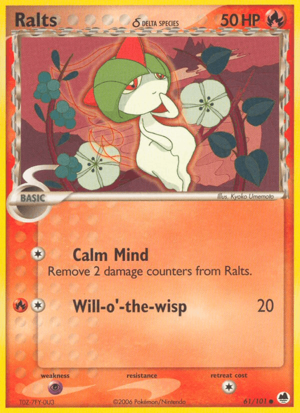 Carta Pokémon Ralts δ