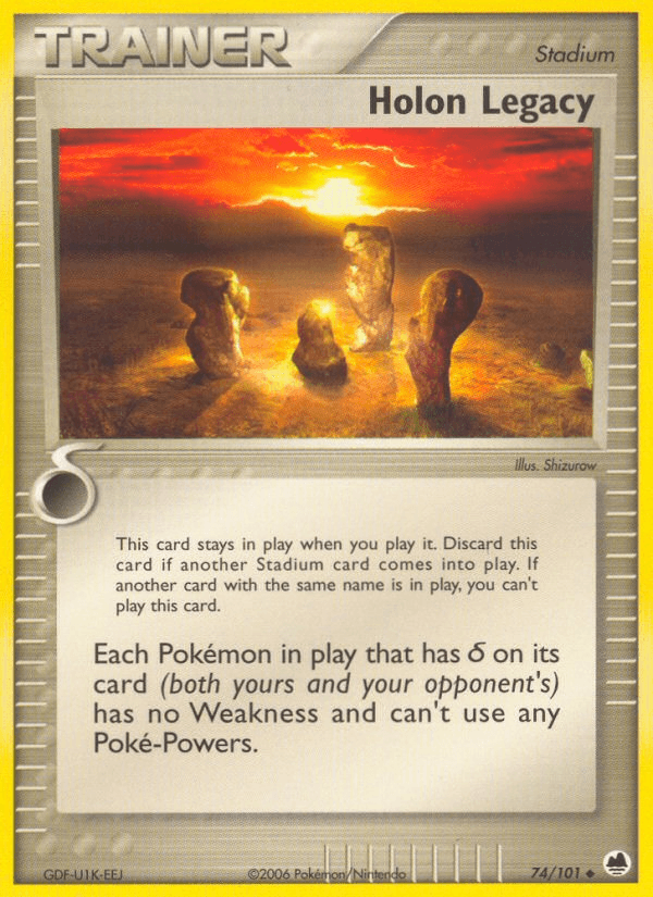 Carta Pokémon Holon Legacy 74