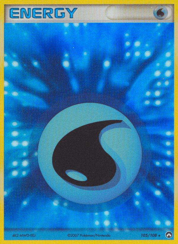 Carta Pokémon Water Energy 105