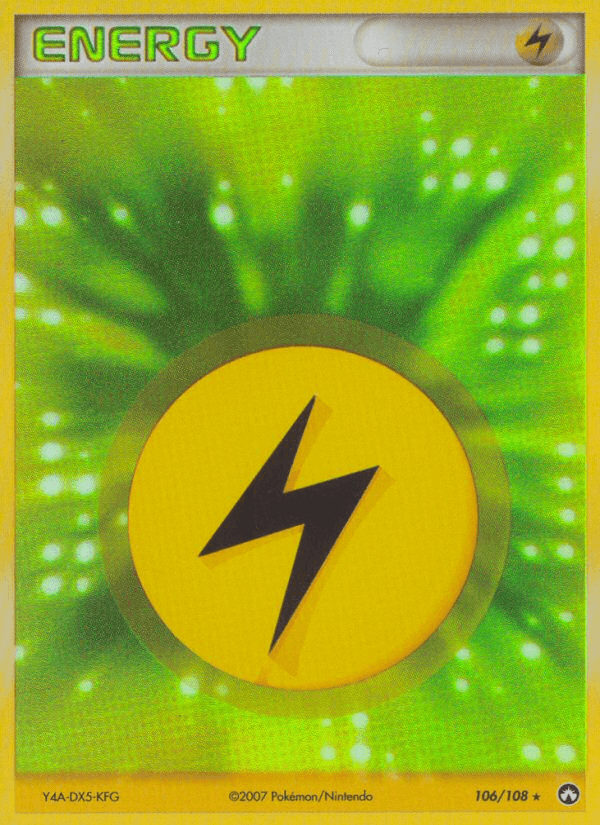 Carta Pokémon Lightning Energy 106