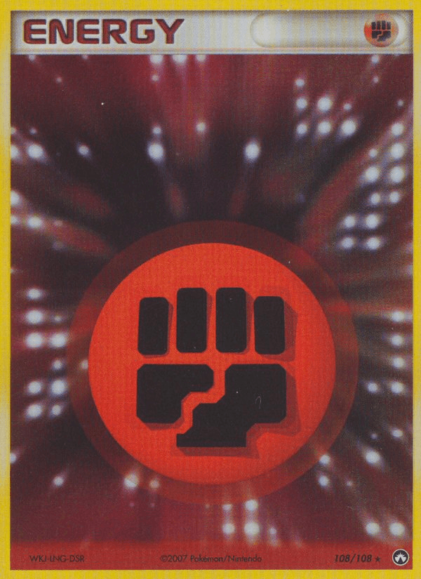 Carta Pokémon Fighting Energy 108