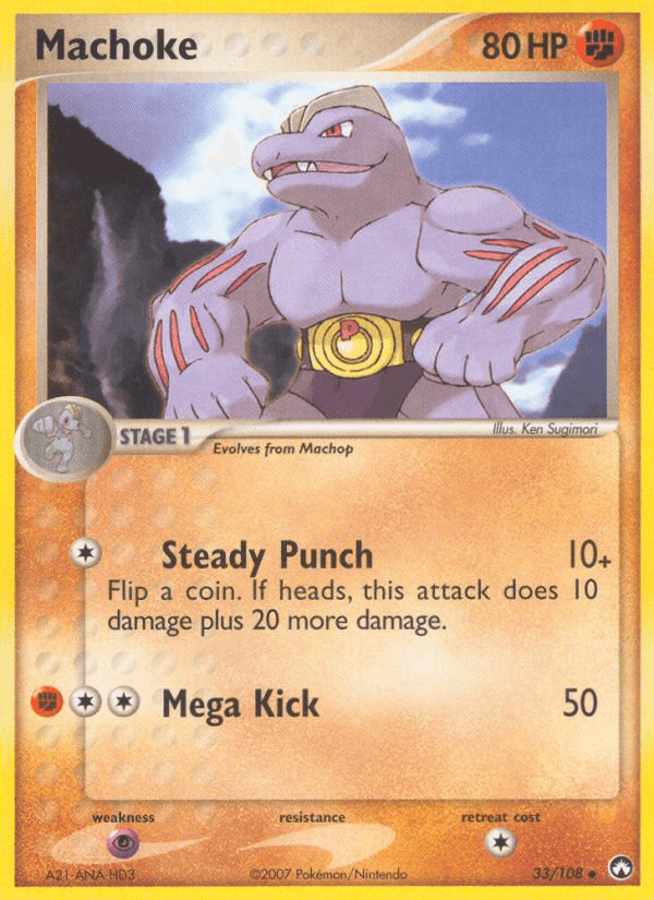 Carta Pokémon Machoke 33