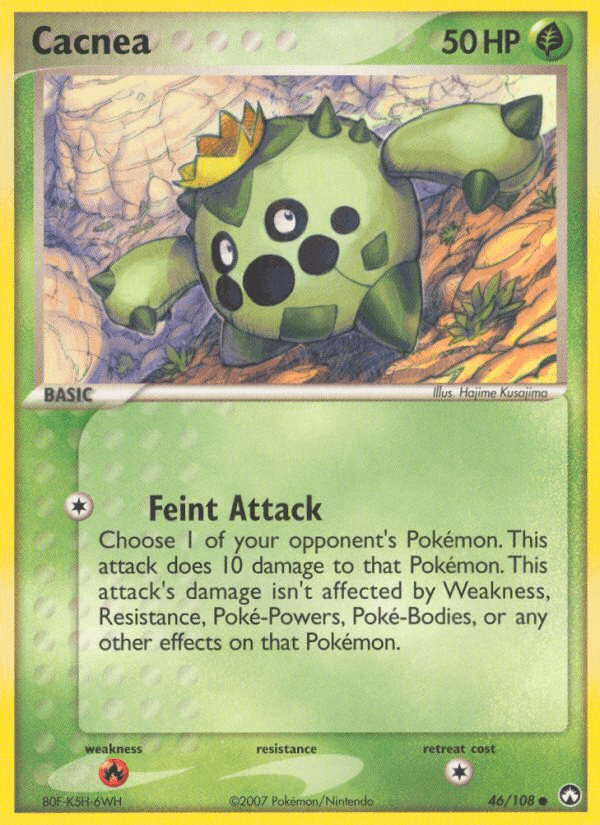 Carta Pokémon Cacnea 46