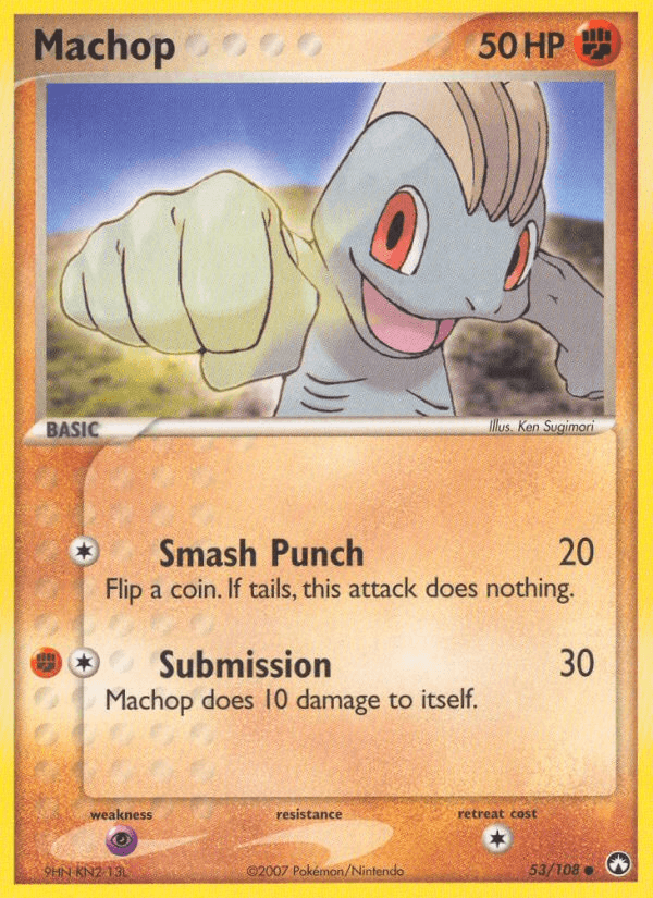 Carta Pokémon Machop 53