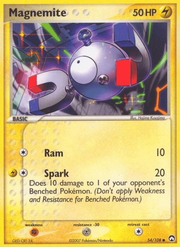 Carta Pokémon Magnemite 54