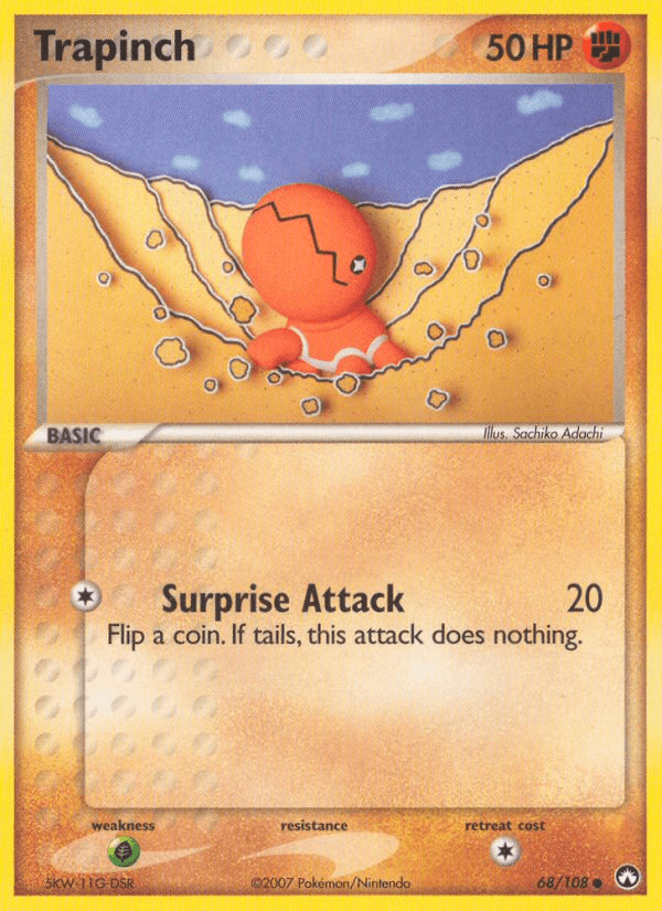 Carta Pokémon Trapinch 68