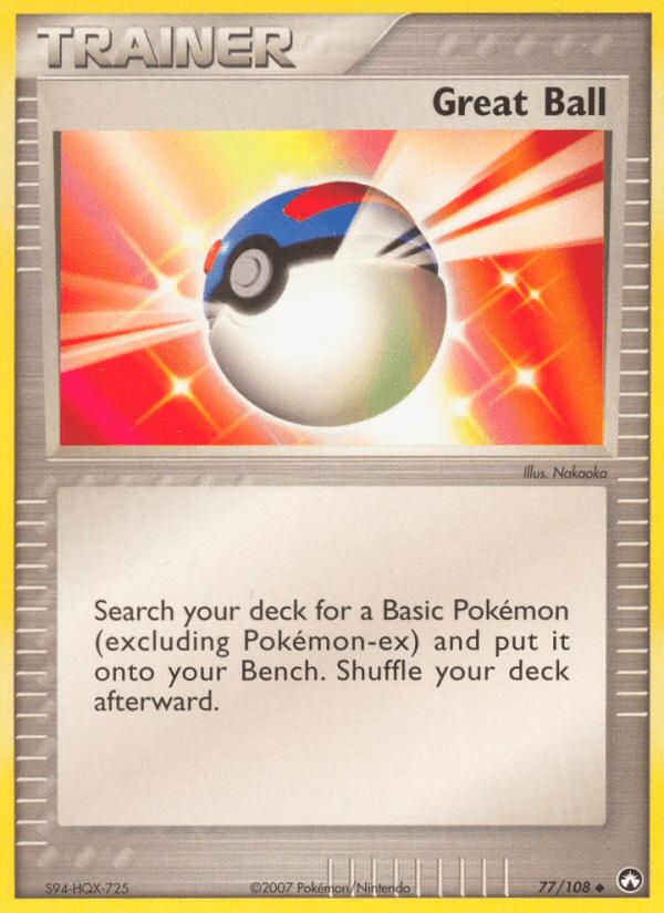 Carta Pokémon Great Ball 77