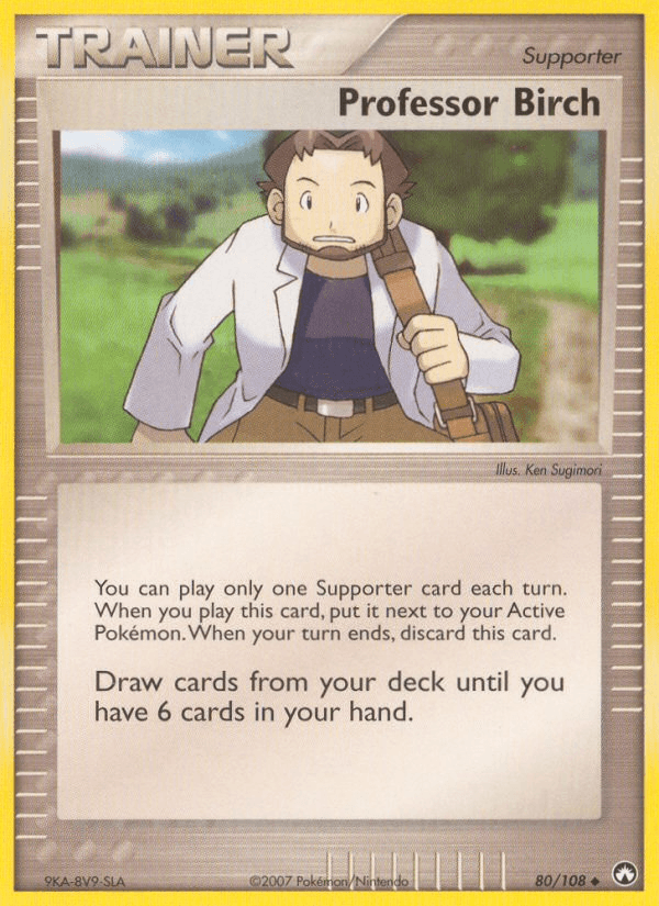Carta Pokémon Professor Birch 80