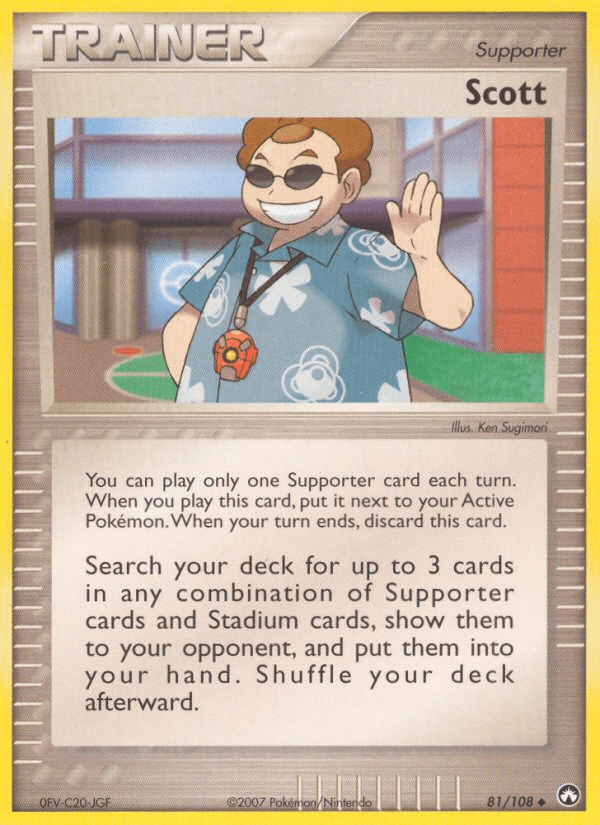 Carta Pokémon Scott 81