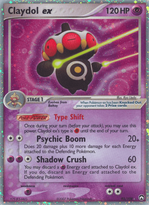 Carta Pokémon Claydol ex 93
