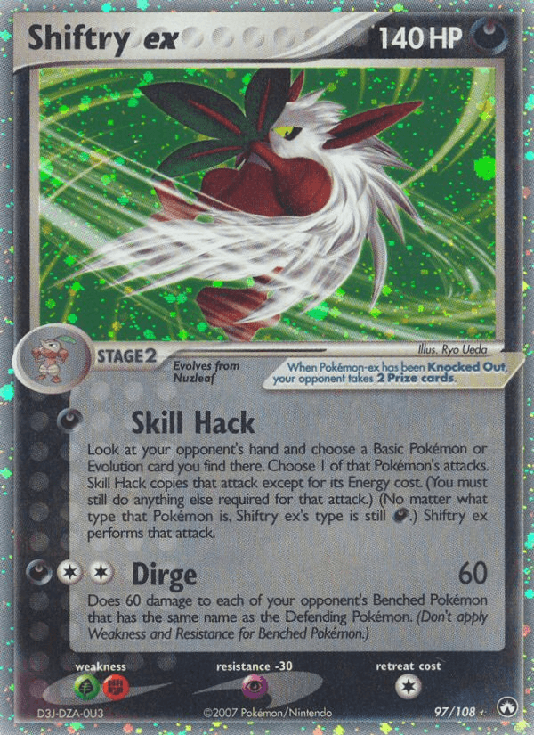 Carta Pokémon Shiftry ex 97