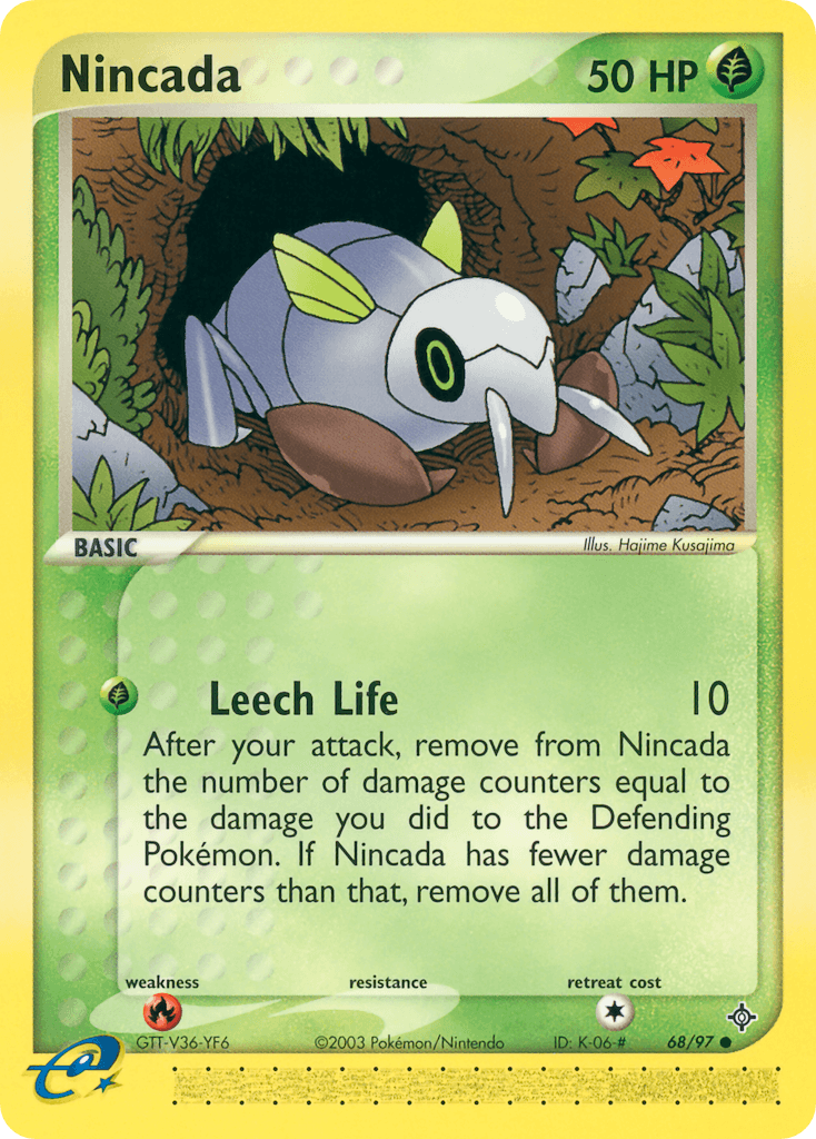 Carta Pokémon Nincada 68