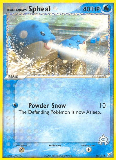 Carta Pokémon Team Aqua's Spheal 56
