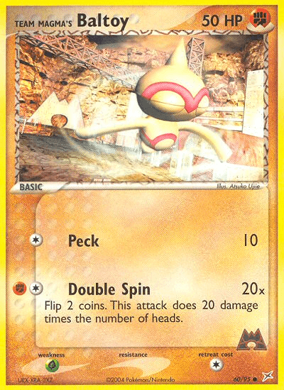 Carta Pokémon Team Magma's Baltoy 60