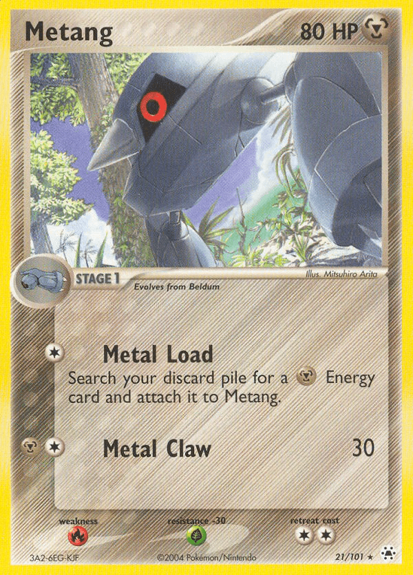 Carta Pokémon Metang 21