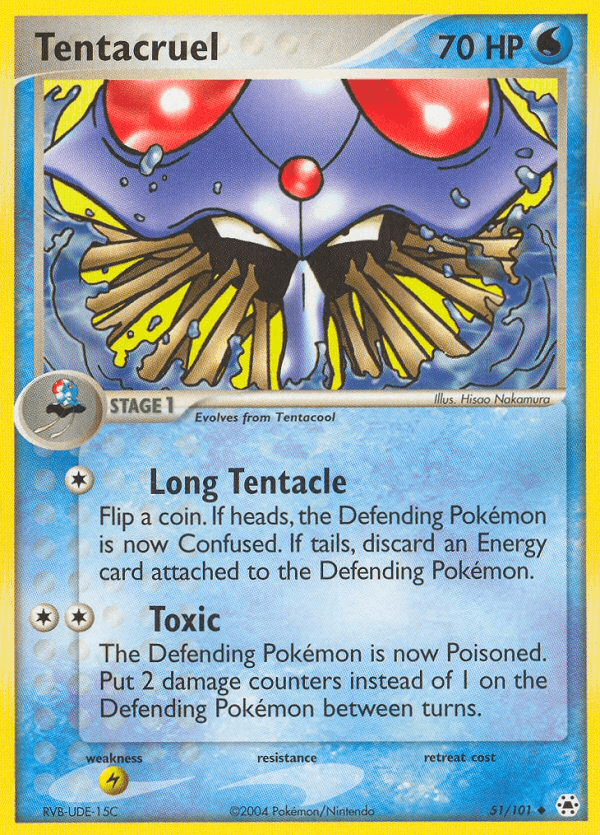 Carta Pokémon Tentacruel 51