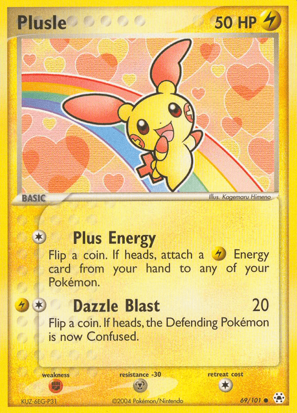 Carta Pokémon Plusle 69