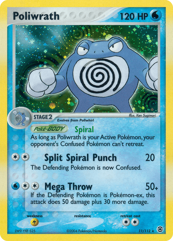 Carta Pokémon Poliwrath 11