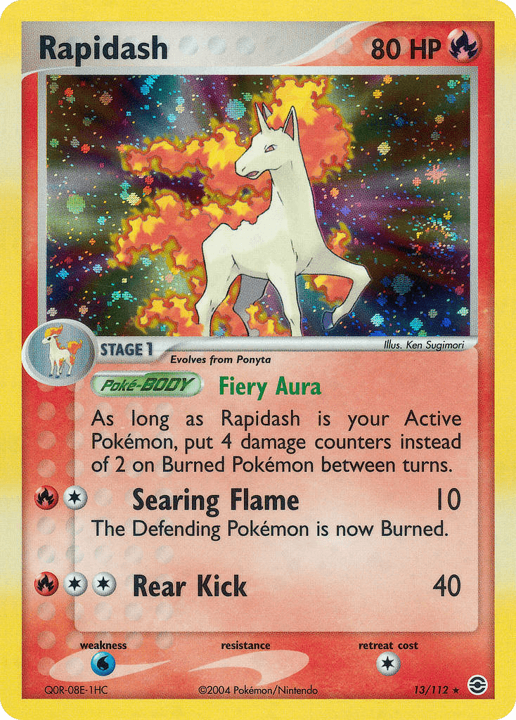 Carta Pokémon Rapidash 13
