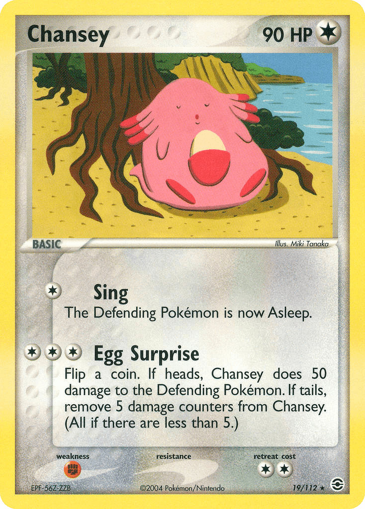 Carta Pokémon Chansey 19