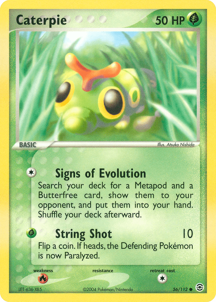 Carta Pokémon Caterpie 56