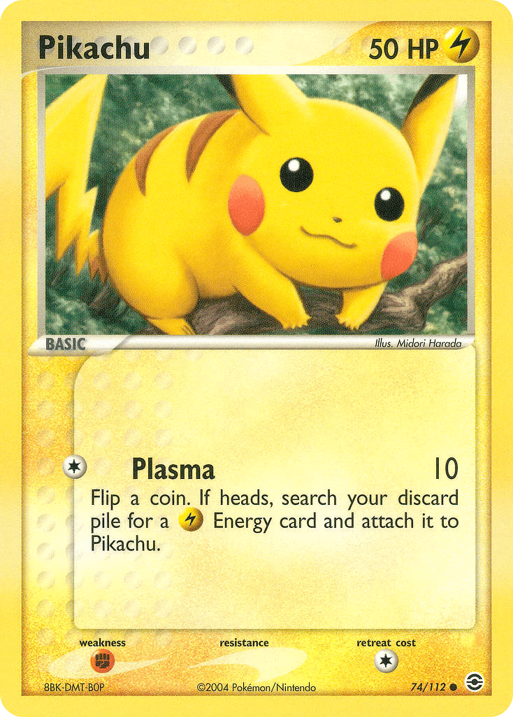 Carta Pokémon Pikachu