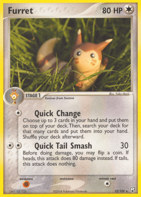 Carta Pokémon Furret 22
