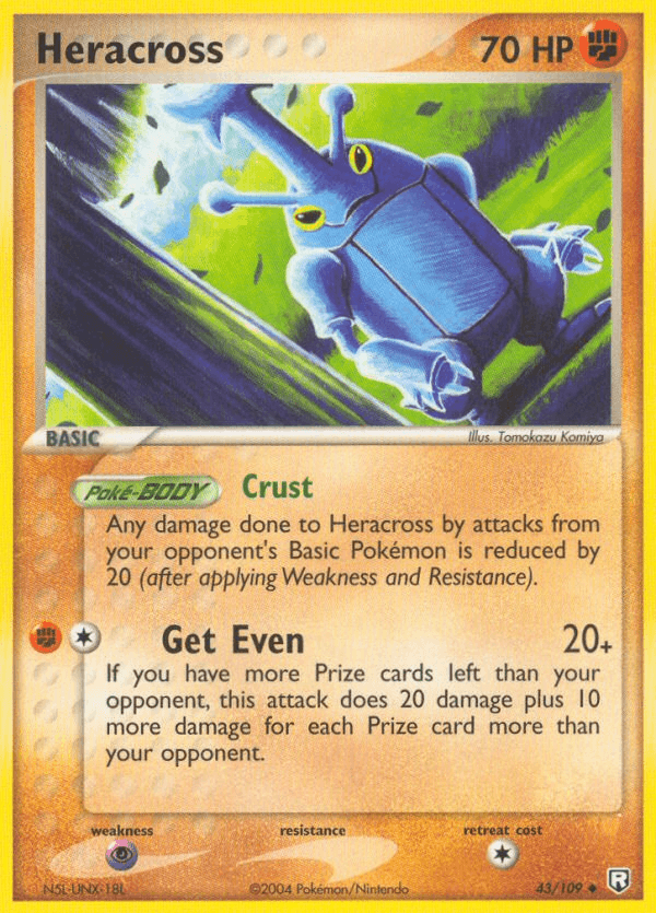 Carta Pokémon Heracross 43