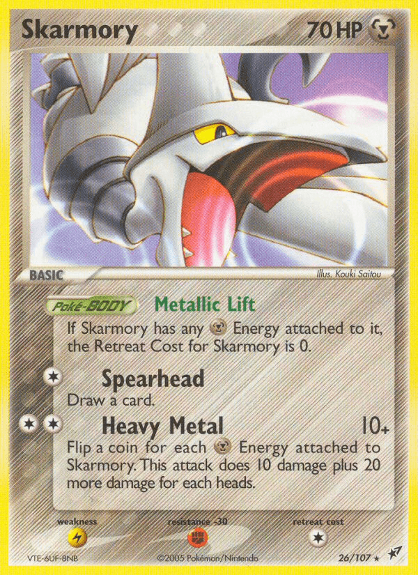 Carta Pokémon Skarmory 26