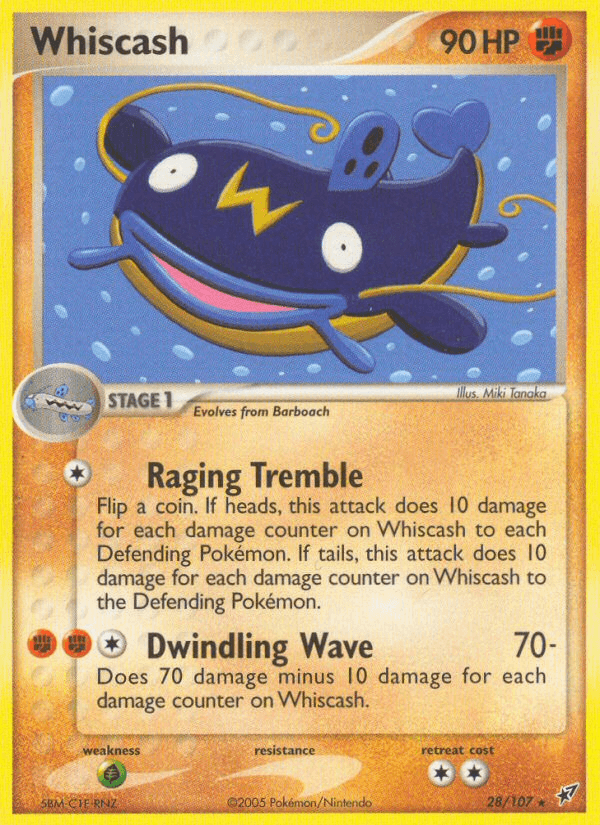 Carta Pokémon Whiscash 28
