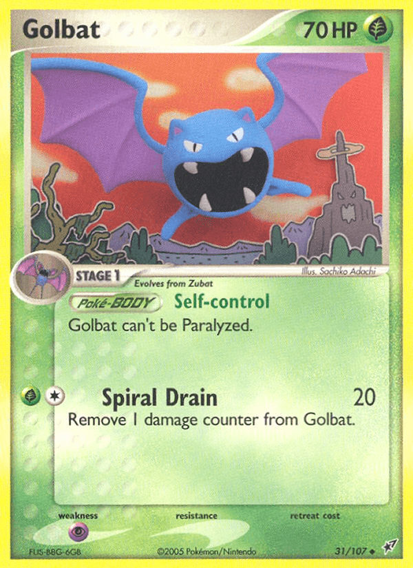 Carta Pokémon Golbat 31